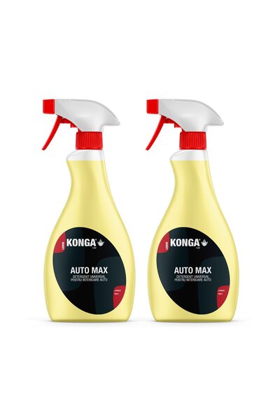 Konga Set - 2 x Detergent Universal Interioare Auto 750ml Pulverizator Uz Pro...