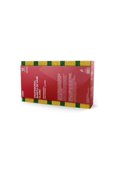 Konga Set - 10 x Bureți clasici 11x15.5cm, Ideali pentru grătar, tigaie, cupt...