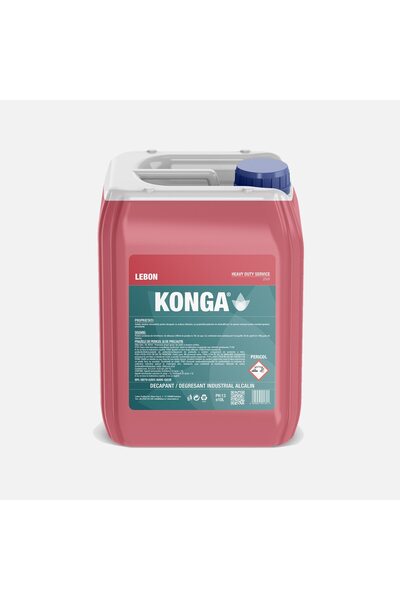 Konga Detergent - Degresant puternic alcalin, 10L - 11.5Kg, Îndepărtează cu u...