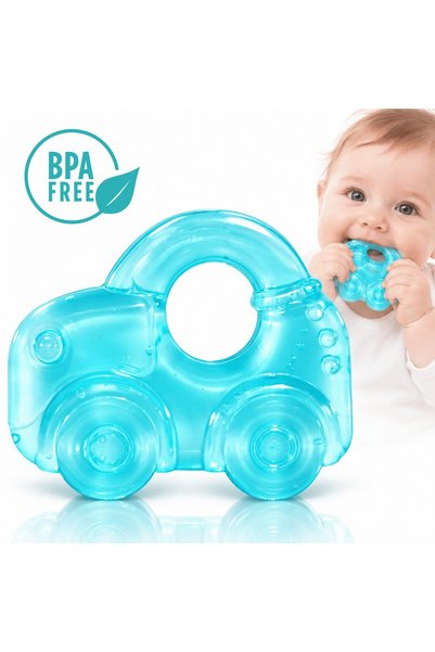 PUR Brand PUR ®   Пръстен за никнещи зъбки с вода +6 месеца, Модел на малка к...