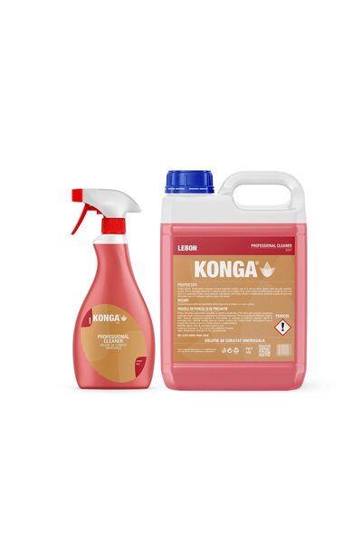 Konga Set de curățare a suprafețelor: Detergent universal cu parfum floral pe...