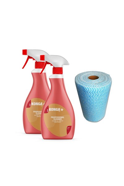 Konga Set de curățare a suprafețelor: - 2 x detergent universal cu parfum flo...