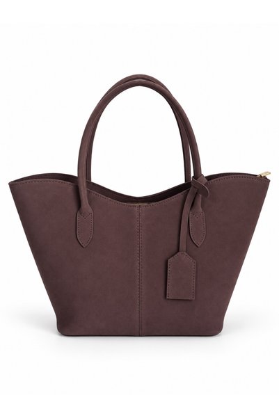 na nura collection Wavy Suede Women's Clutch Bag and Shoulder Bag