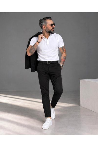 higo Lazio Smart Tapered Fit Slim Fit Men's Pants