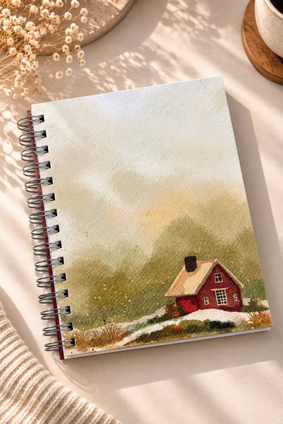 Nathy Notes A5 Spiral-Bound School Notebook, 80 Sheets, 2-Pack – Lined & Dotted