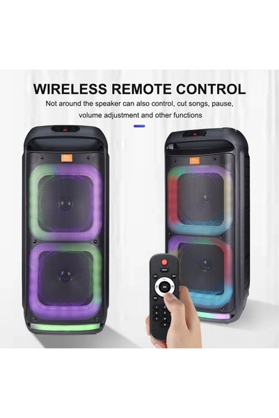 singe Sing-e ZQS8281 Party Speaker is a portable, high-power Bluetooth trolle...
