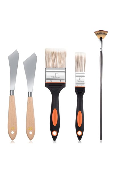 TERRIFI Painting Knife Set, Background Blender Brush and Fan Blender Artist B...