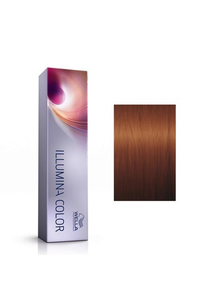 Wella Vopsea de păr permanentă Illumina Color 7/43 60 ml