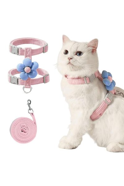 HASTHIP ® Cat Harness with Leash for Kittens with Quick Release Buckle, Escap...
