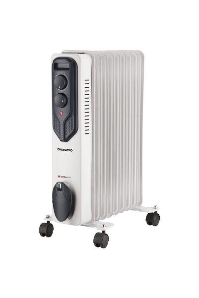 Daewoo Calorifer Electric, 2000 W, 9 Elementi, Selector 3 Trepte 0-1-2-3, Ind...