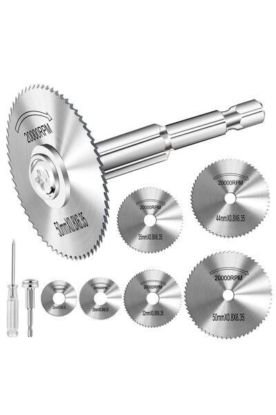 EXCEFORE 6Pcs High Speed Cutting Wheel for Drill 1/4 Inch Hex Shank Rotary Dr...