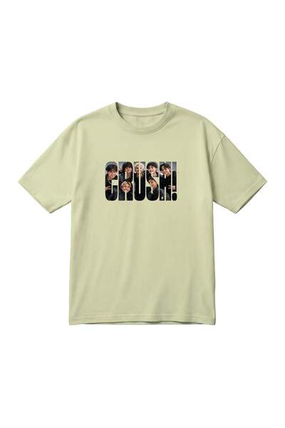 barsdepo Crush-Printed Unisex Oversized T-Shirt