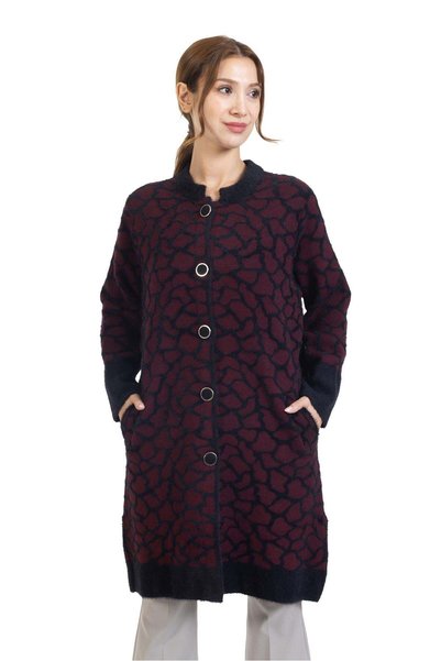 Mutlu City New Season 2023/2024 Middle Age Women's Buttoned Lurex Angel Patte...