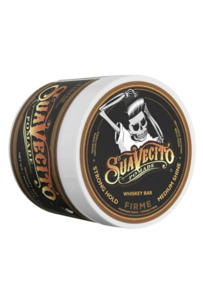 Suavecito - Pomadă lucioasă - Pomadă cu fixare puternică Whiskey 113 gr