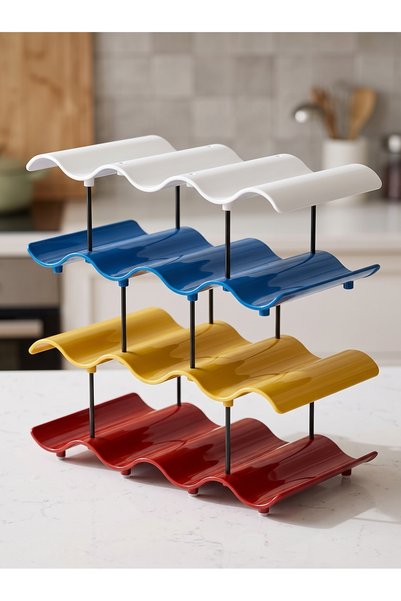 Generic رفوف منظم حامل أكواب وزجاجات وعبوات متعدد الاستخدامات للتخزين والتنظي...