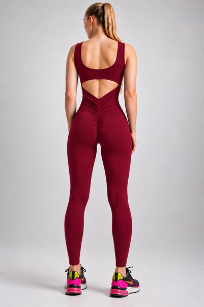 Thestiluxe Sırt ve Dekolteli Geniş Askılı Vücuda Oturan Toparlayıcı Spor ve Y...
