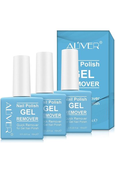 ALİVER مزيل طلاء الأظافر الجل، مزيل فعال لطلاء الأظافر الجل، يزيل طلاء الأظاف...