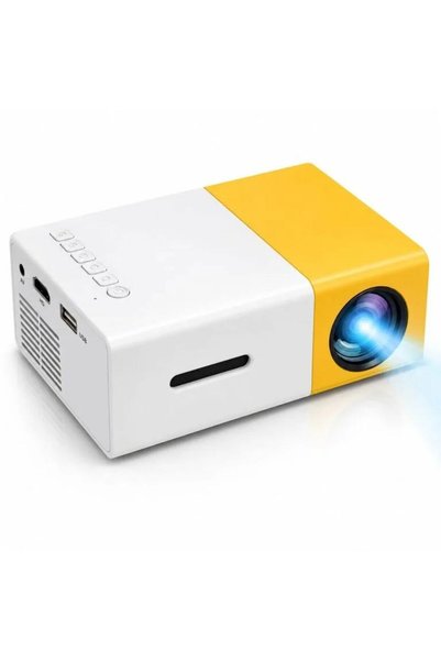 DÜVENCİ TİCARET YG300 Masaüstü Taşınabilir Mini Led Projeksiyon