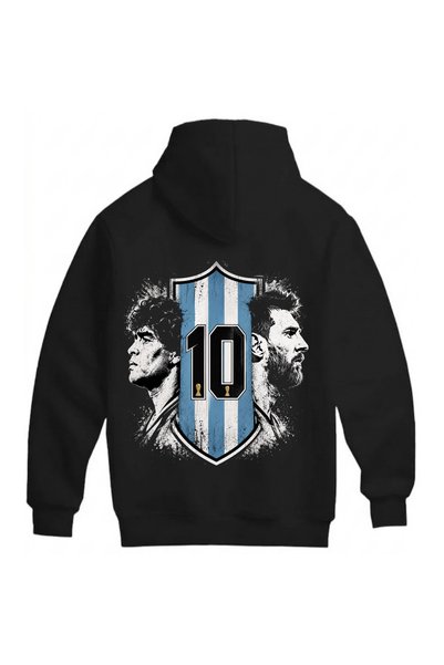 PANDORICA Hanorac unisex oversize cu imprimeu cu legendele argentiniene Marad...