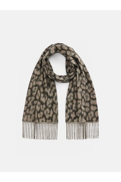 LC Waikiki NEVAVM Farkılıقية، وشاح نسائي من LCW ACCESSORIES باللون البني بنقش...