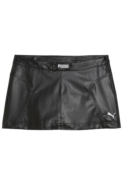 Puma Γυναικεία Φούτιουρ. Φούστα από Συνθετικό Δέρμα Puma Archive