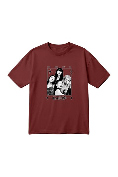 barsdepo BLACKPINK Printed Unisex Oversized T-Shirt