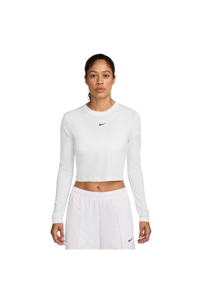 Nike Γυναικείο Αθλητικό Πλεκτό Μακρυμάνικο Κοντό Τοπ