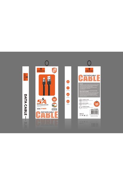 Hock 5A USB to Micro USB Data Cable for Charging and Data Transfer
