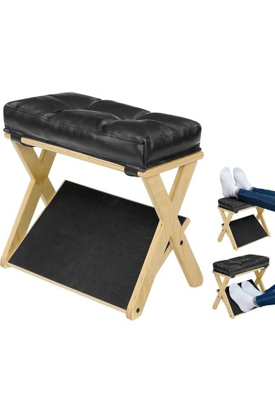 GENERAL U HOOME Foot Rest Under Desk, Ergonomic Footrest with Comfortable Cus...
