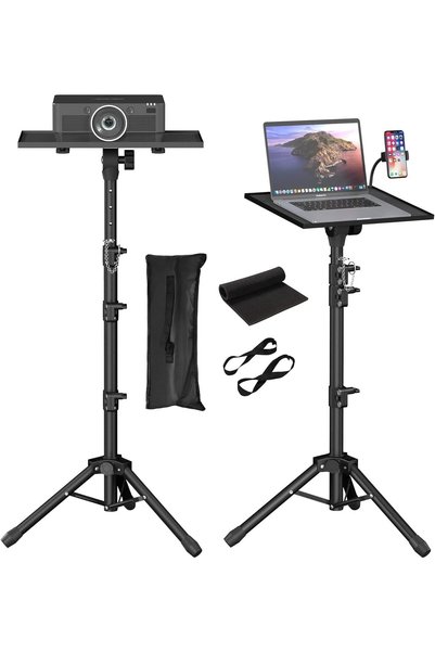 GENERAL Atromans Projector Stand Tripod, Laptop Floor Stand Adjustable Height...