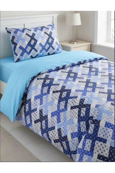 MORRİVAL Single Size Double-Sided 120X200 Elastic Sheet Bedding Set, 3 Pieces...