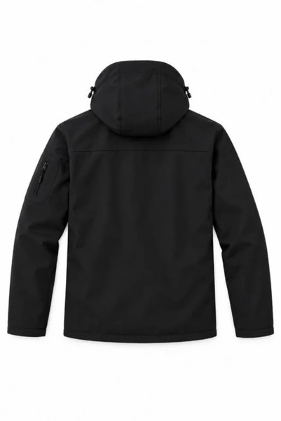 Modayakamoz Men's Waterproof Jacket with Fleece Lining and Detachable Hood - ...
