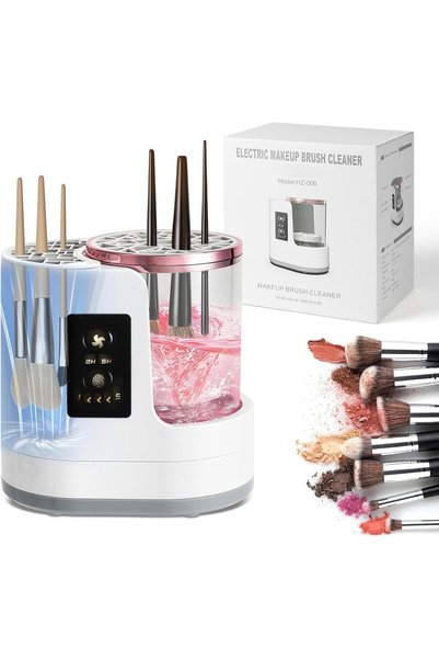GENERAL Electric Makeup Brush Cleaner Machine, 3 IN 1 Automatic Make up Brush...