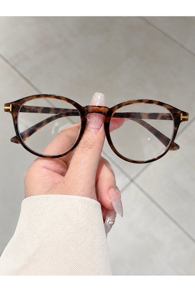 LOOKUP NEW Seran Oval Round 50-Spacer Rimless Transparent Women's, Men's, Uni...