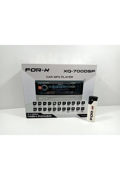 For-X Teyp – Xq-700dsp 4x60w – 8 Kanal 4 Amfi Çıkışlı Tesisat Teybi - PH