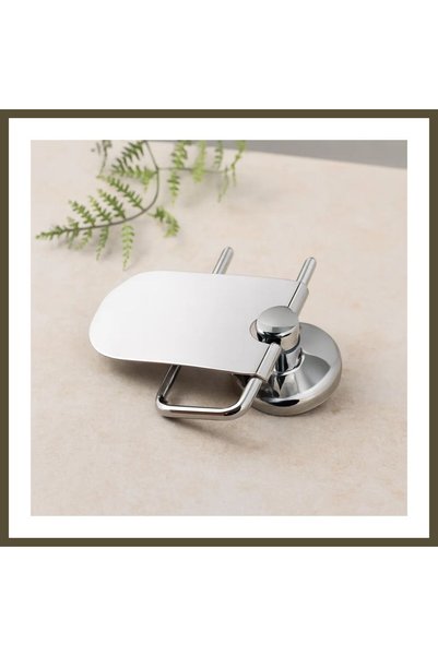 northcity n Metal Toilet Paper Holder with Lid (Screw-Mounted) BX