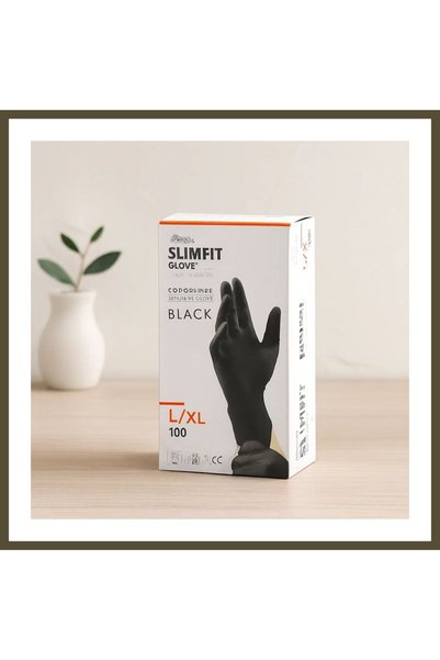 northcity n Nitrile Examination Gloves, Black, XL, Powder-Free, Pack of 100, BX