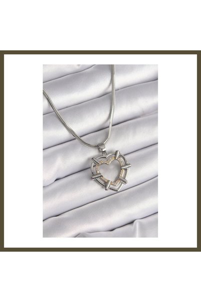 northcity n 316L Steel, Silver-Colored, Italian Chain, Mixed-Color Zircon Sto...