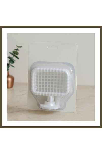northcity n Rectangular Soap Dish with Suction Cup and Grid, Model BX