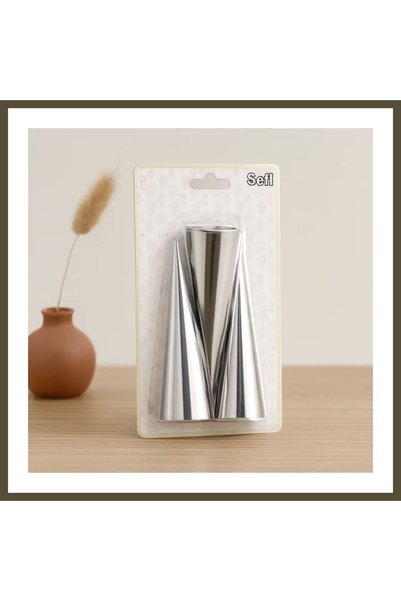 northcity n Metal Pastry Decorating Mold, Set of 3 (Diameter 3.4 cm x 12 cm) BX
