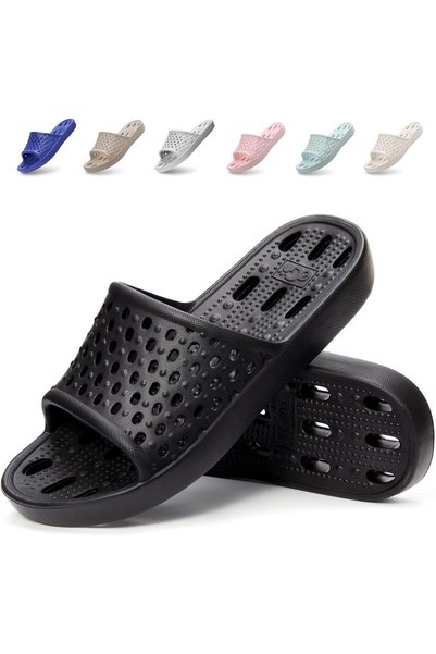 GENERAL Xomiboe Shower Shoes For Men Women, Quick Dry Shower Slippers for