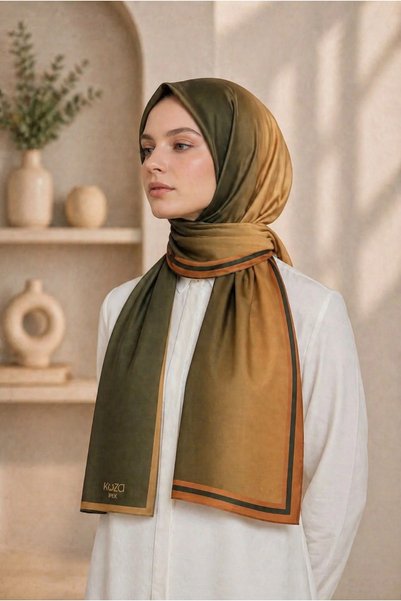 asia collection Iron-Free Cotton Soft Ombré Shawl