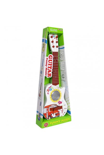OEM Chitară pentru copii cu 6 corzi, melodii și lumini, 4 ani+