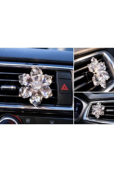şimika tuning tuningmarketim Crystal Car Air Vent Decoration with Clip—Stone,...