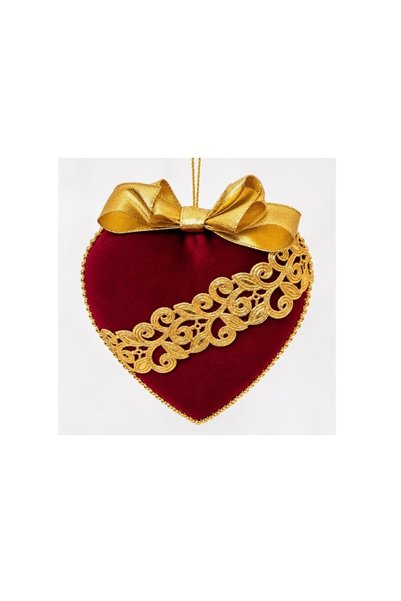 VicVi Handmade Glob inima din catifea handmade