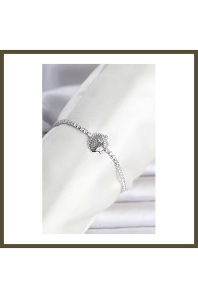 northcity n Silver-Toned Rice-Shaped Seashell-Design Waterway Women's Bracele...
