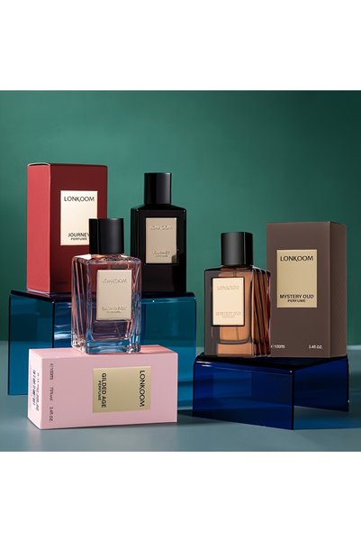 LONKOOM مجموعة عطور لونكوم الثلاثية (ميستري عود + فولينج نايت + جيرني) عبوة 1...