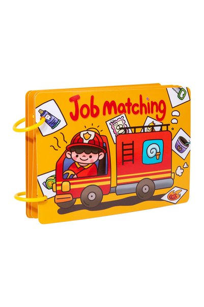 OEM Carte educativă Busy Book cu stickere repoziționabile – Asocieri de meserii