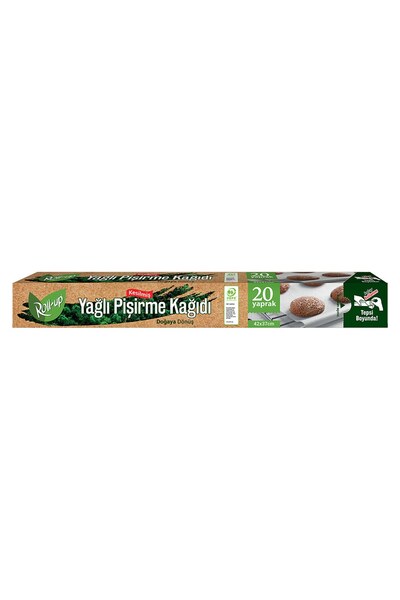 Roll-Up 4 Adet Doğaya Dönüş (Pefc) Yağlı Pişirme Kağıdı 20'li