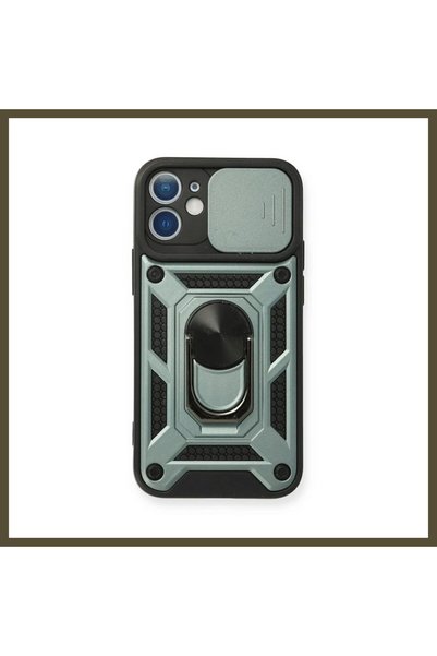 northcity n iPhone 12 Compatible Case with Pars Lens Ring - Green BX